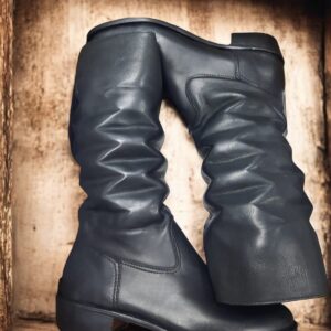 Botas de Cuero Acordeonadas Talle 34 al 47