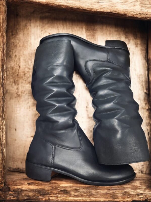 Botas de Cuero Acordeonadas Niños Talle 26 al 33 - Imagen 2